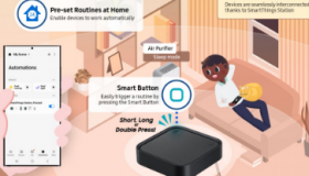 三星的SmartThingsStation集智能家居中心智能按钮和Qi充电器于一身