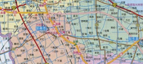 江苏南通市地图软件介绍，江苏南通市地图