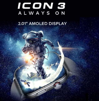 配备2.01英寸AMOLED屏幕的itel Icon 3智能手表预计即将推出